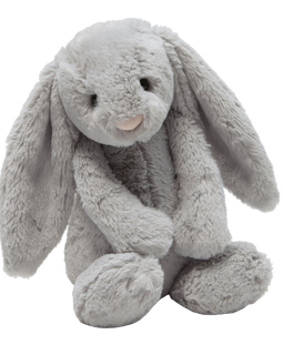 Jellycat Bashful Grey Bunny, Medium